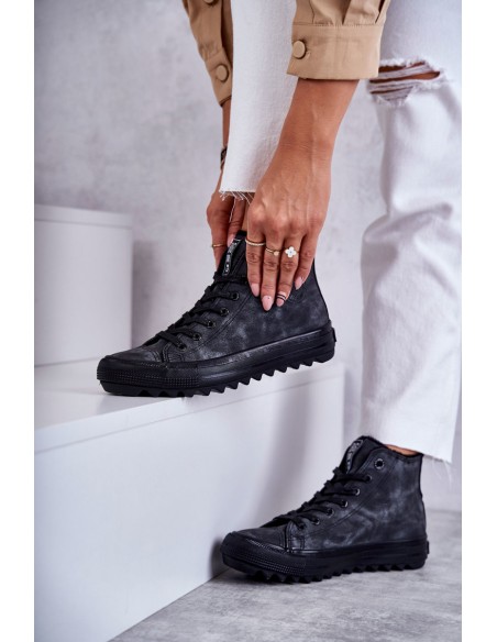 Moteriški sportbačiai Big Star Juodos spalvos GG274069