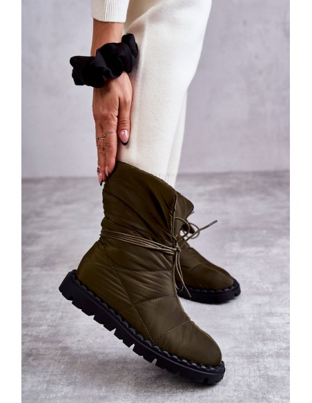 Moteriški pašiltinti batai Green Emelie
