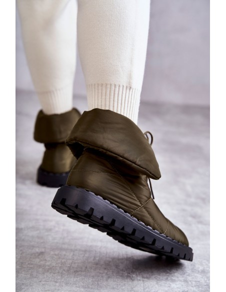 Moteriški pašiltinti batai Green Emelie