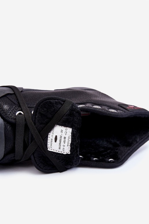 Moteriški auliniai sportbačiai Cross Jeans KK2R4055C juodi