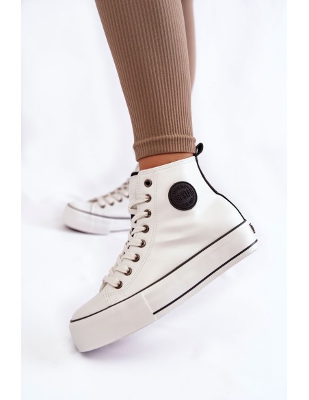 Women's High Insulated Sneakers Big Star KK274170 White