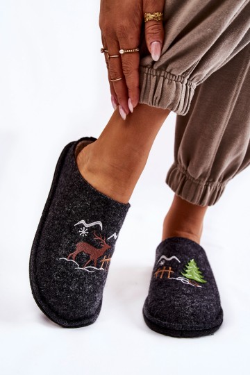 Naminės šlepetės Big Star KK276018 Juodos ir smėlio spalvos