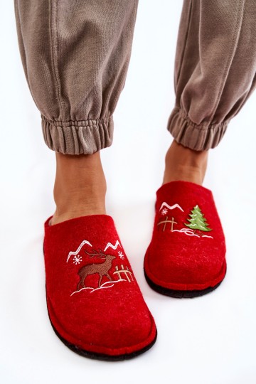 Naminės šlepetės Big Star KK276017 Raudona-Beige