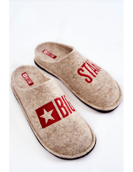 Domestic slippers Big Star KK276021 Beige