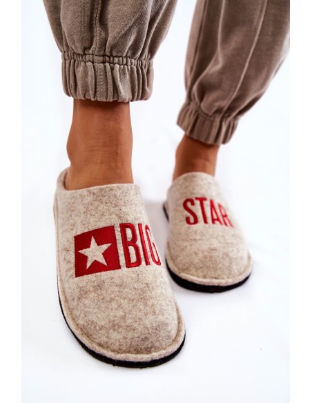 Naminės šlepetės Big Star KK276021 Smėlio spalvos