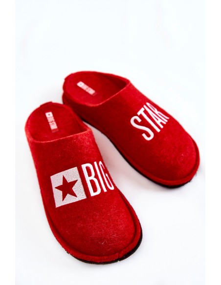 Domestic slippers Big Star KK276022 Red