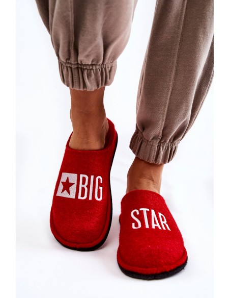 Naminės šlepetės Big Star KK276022 Raudona