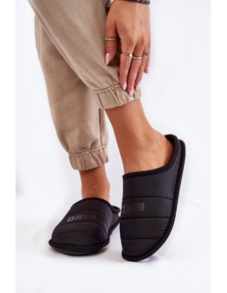 Women's Classic Slippers Big Star KK274602 Black