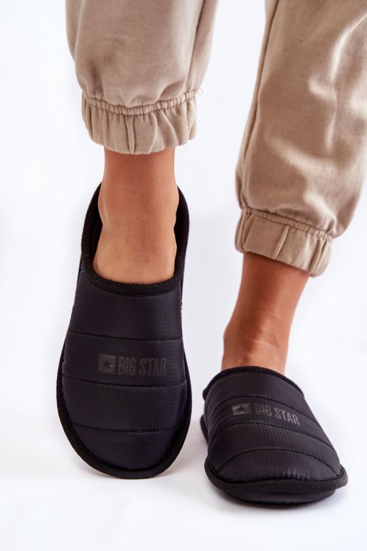 Women's Classic Slippers Big Star KK274602 Black