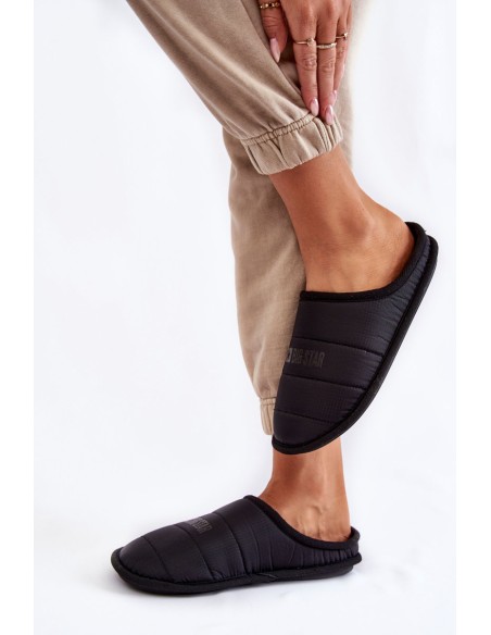 Women's Classic Slippers Big Star KK274602 Black