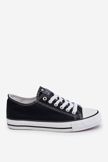 Women's Classic Sneakers Black and White Ecoma 2