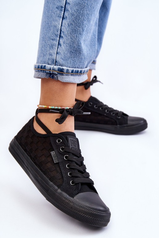 Klasikiniai žemi sportbačiai Big Star LL274072 juodi