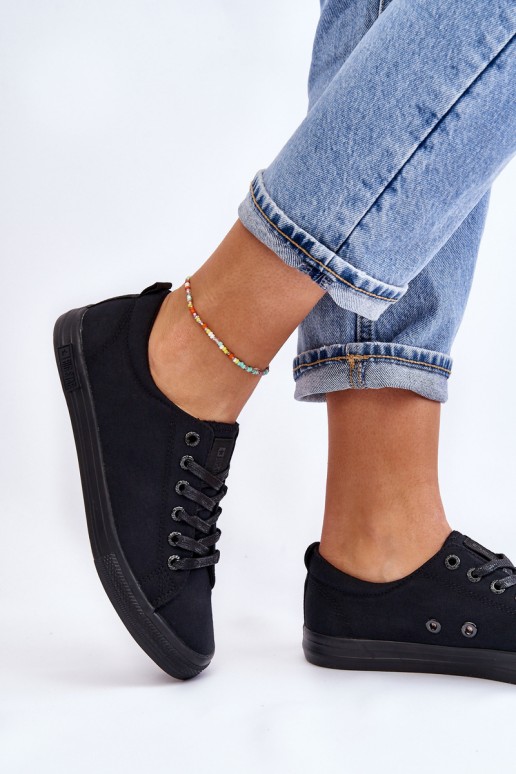 Women's Smooth Low Sneakers Big Star LL274057 Black