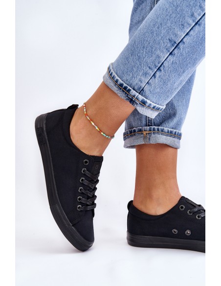 Women's Smooth Low Sneakers Big Star LL274057 Black