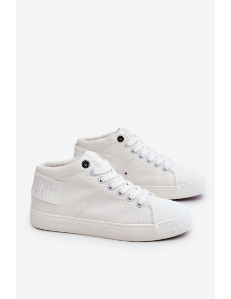 Women's Classic High Top Sneakers Big Star LL274002 White