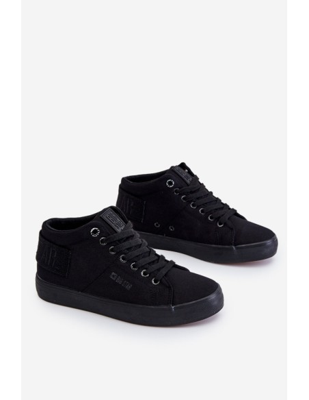 Women's Classic High Top Sneakers Big Star LL274001 Black