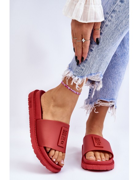 Women's Slippers Big Star LL274430 Red