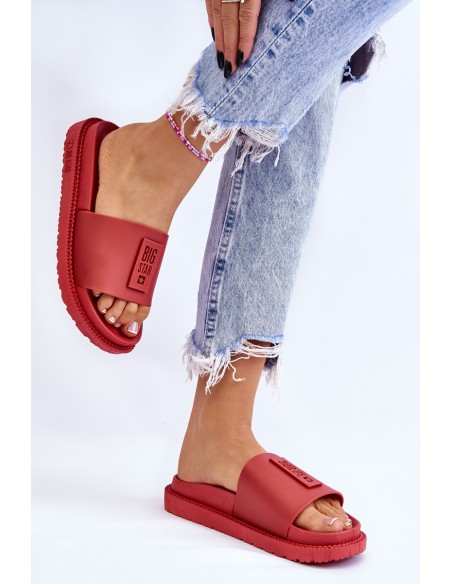 Women's Slippers Big Star LL274430 Red