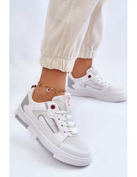 Women's Cross Jeans Low Sneakers LL2R4011C White