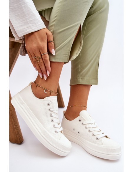 Big Star Low Lace-up Sneakers LL274968 White