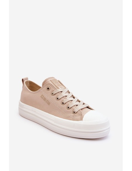 Big Star Low Lace-up Sneakers LL274969 Beige
