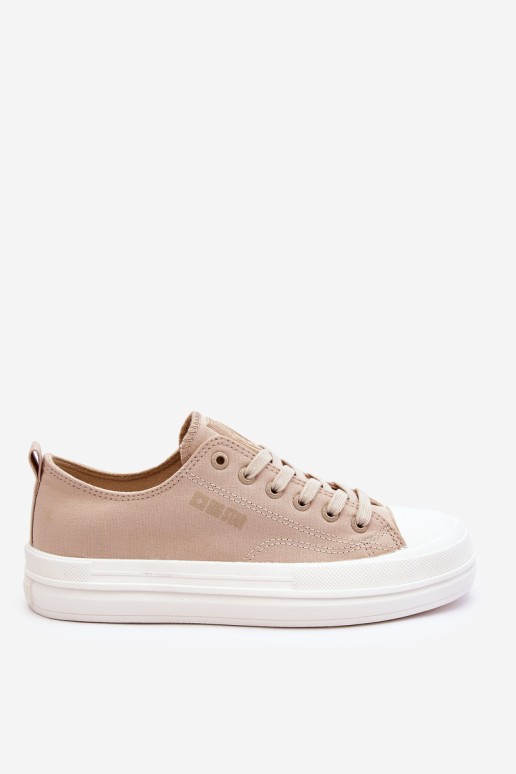 Big Star Low Lace-up Sneakers LL274969 Beige