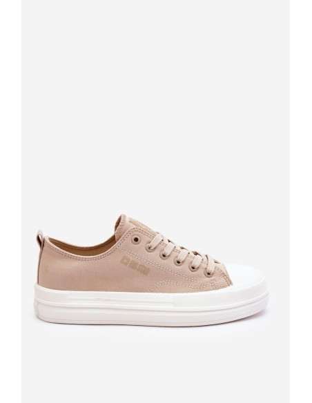 Big Star Low Lace-up Sneakers LL274969 Beige