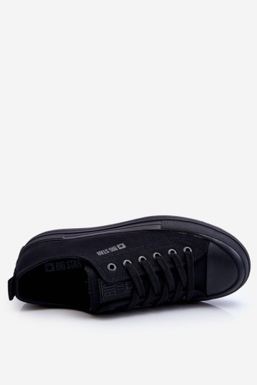 Big Star Low Lace-up Sneakers LL274967 Black 2