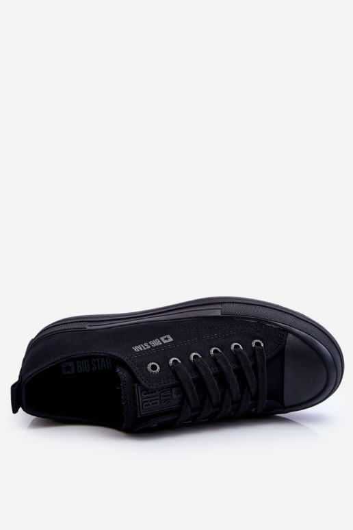 Big Star Low Lace-up Sneakers LL274967 Black