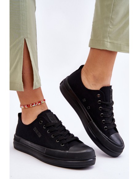 Big Star Low Lace-up Sneakers LL274967 Black