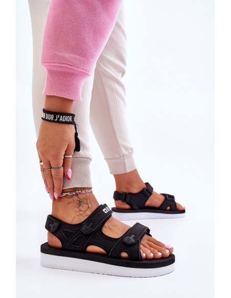 Women's Sport Platform Sandals Big Star LL274789 Black