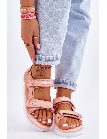 Women's Sport Platform Sandals Big Star LL274788 Pink