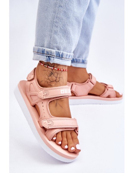 Women's Sport Platform Sandals Big Star LL274788 Pink