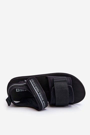 Women's Velcro Sandals Big Star LL274784 Black 2