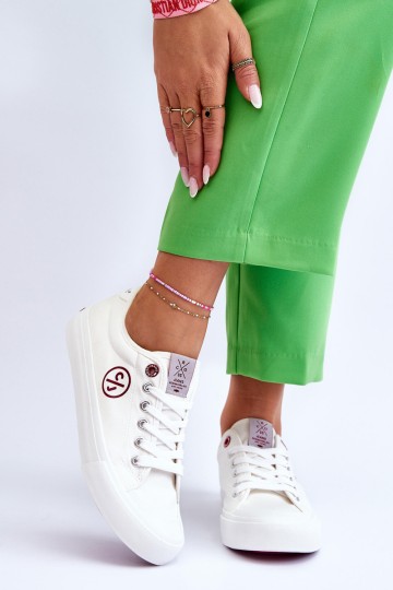 Medžiaginiai sportbačiai LL2R4043 Balti