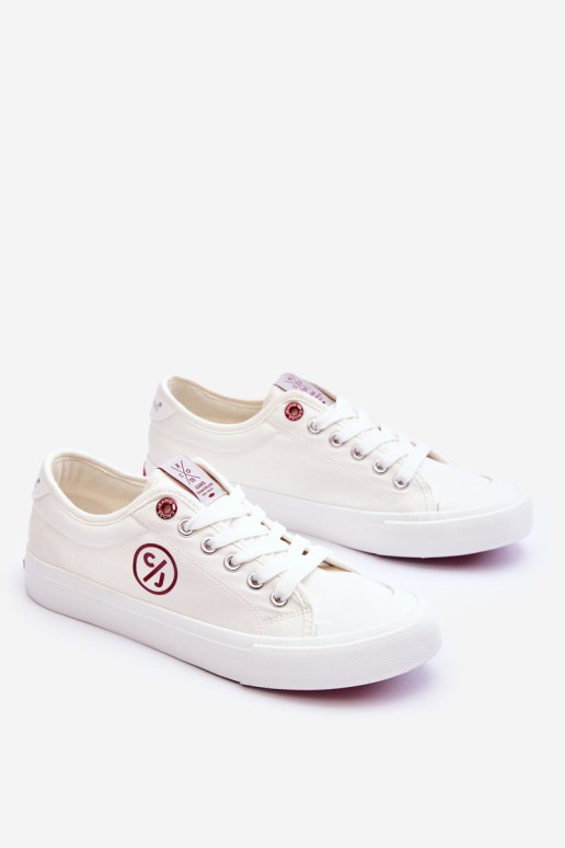 Medžiaginiai sportbačiai LL2R4043 Balti