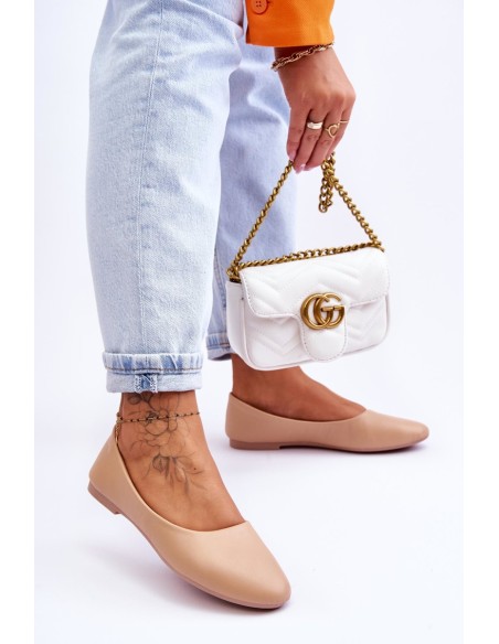 Odinės balerinos Classic Beige Stacee