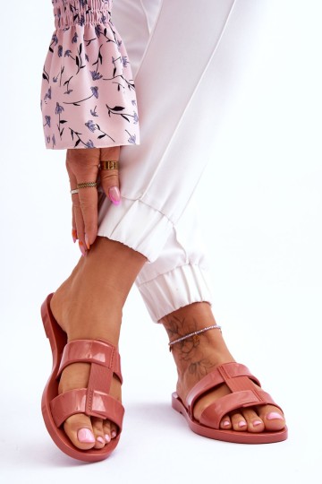Fashionable Vegan Slippers ZAXY JJ285262 Dusty Pink 2