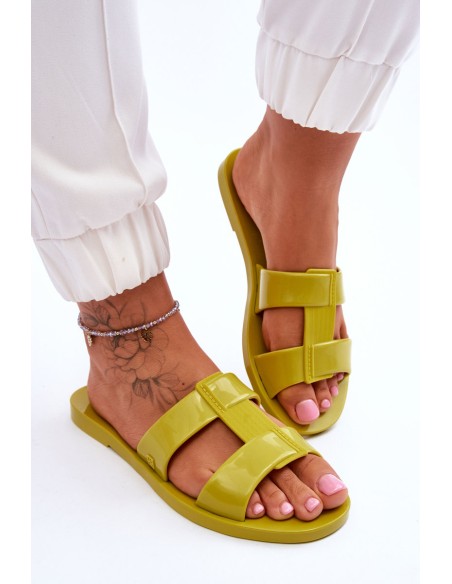 Fashionable Vegan Slippers ZAXY JJ285261 Green