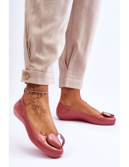 ZAXY Women's Ballerinas With Heart LL285028 Pink