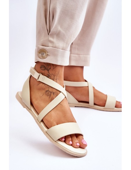 Odiniai sandalai Big Star LL274A161 Beige