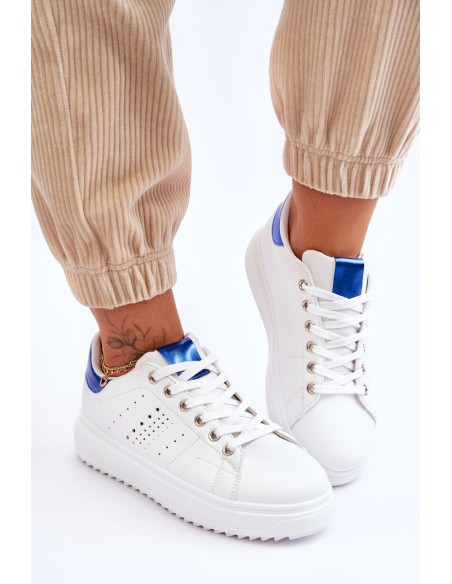 Women's Sport Shoes Blue and White Be First!