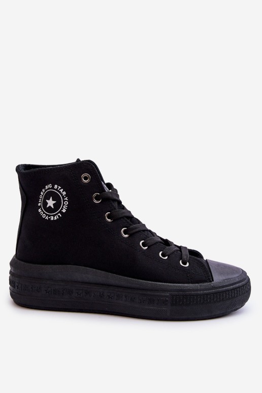 Women's High Sneakers Big Star LL274A182 Black