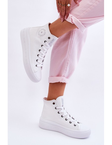 Women's High Sneakers Big Star LL274A183 White