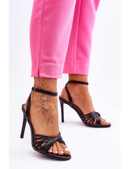 Women's High Heel Sandals Black My Darling