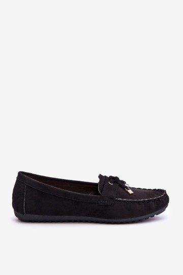 Classic Suede Loafers Black Good Time 2