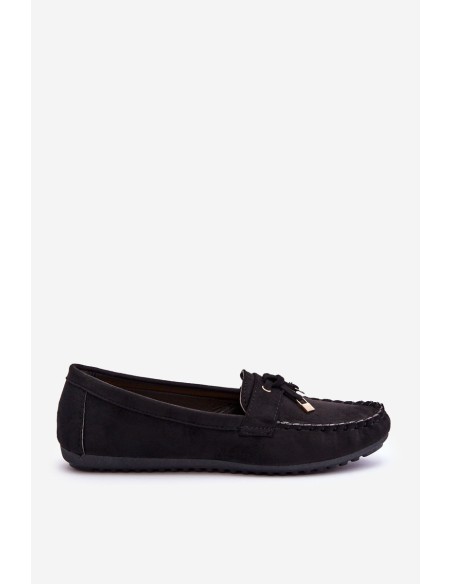 Classic Suede Loafers Black Good Time