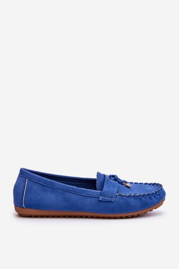 Classic Suede Loafers Blue Good Time 2