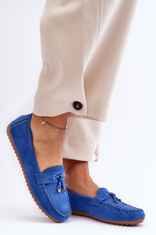 Classic Suede Loafers Blue Good Time