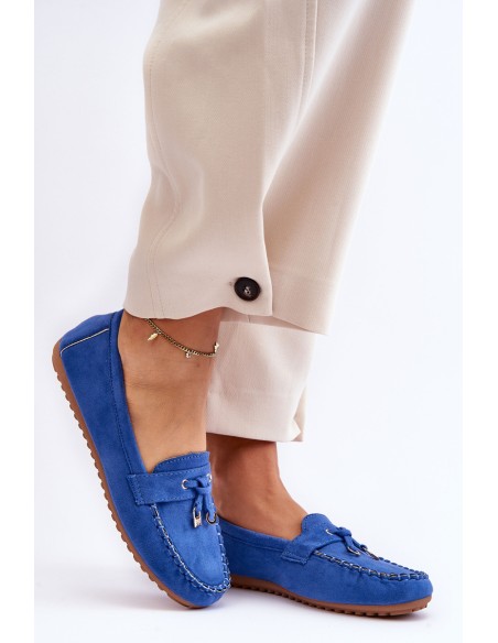 Classic Suede Loafers Blue Good Time